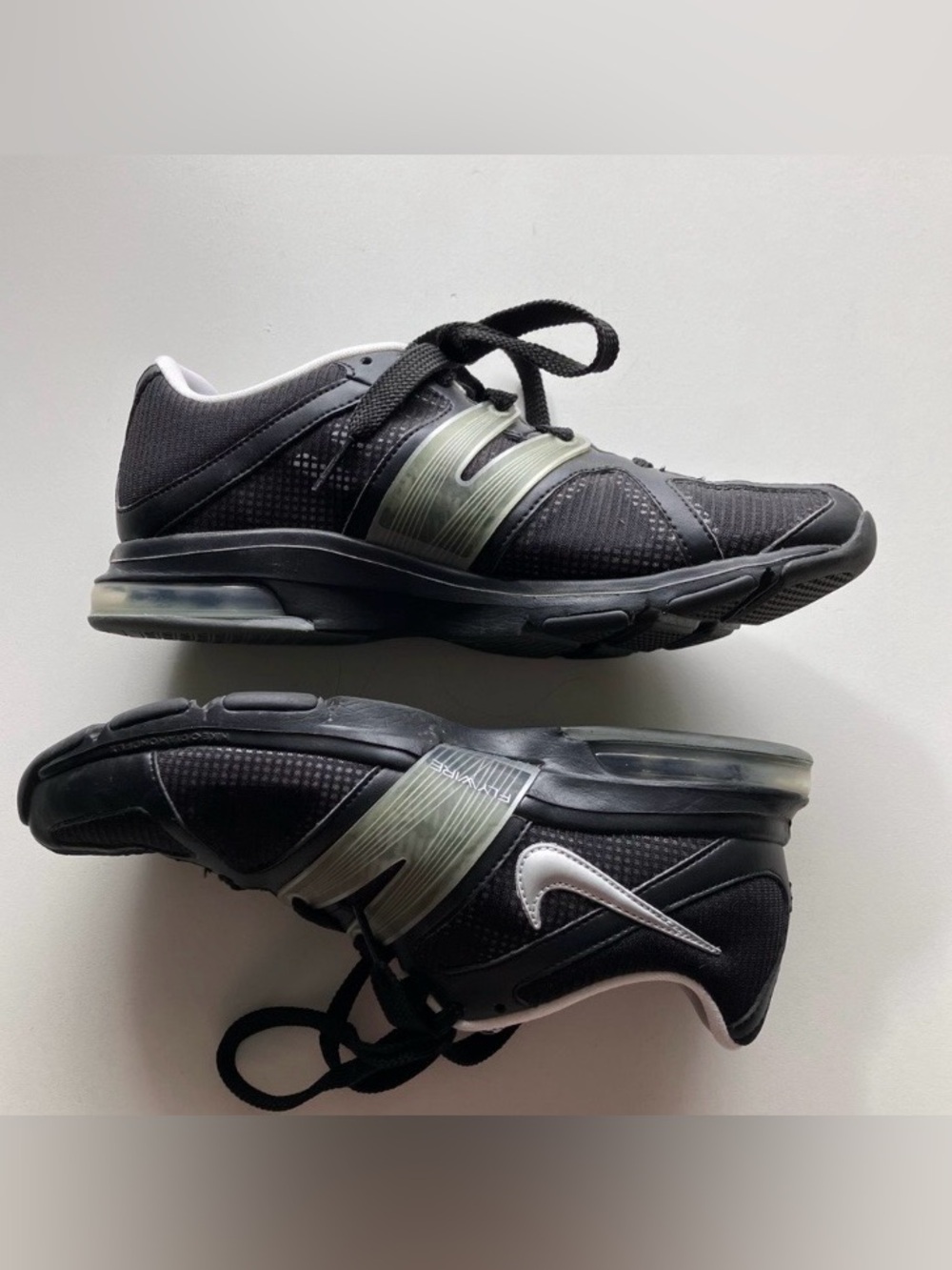 Nike Air Max Trainer Excel Flywire Black Running Shoes Women’s Size 8